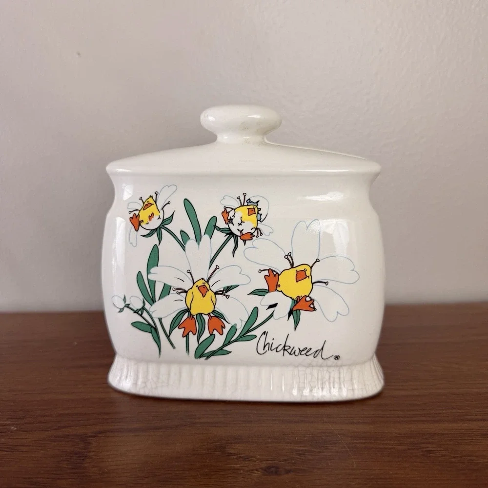 Vintage Petal Pets Chickweed Ceramic Napkin Holder Cottagecore Japan Artmark1989
